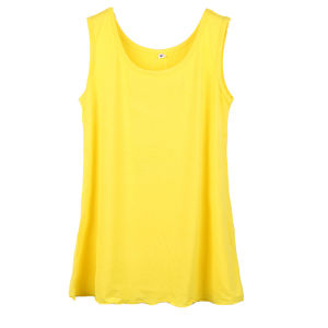 Oversized Sleeveless T-shirt for Plus Size Women