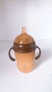 150/180/250ml Babys Bottle Silicone BPA Free Nursing Bottle Feeding Bottle Water Sippy Cup For Newborn Baby Infant Kids Baby Nursing Feeding Bottle Accessories Milk Bottle