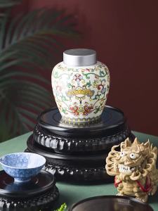 Wooden Base Flowerpot and Display Stand