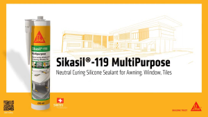 Sikasil®-119 MP Multipurpose Neutral Silicone Sealant (COLOR-CLEAR)