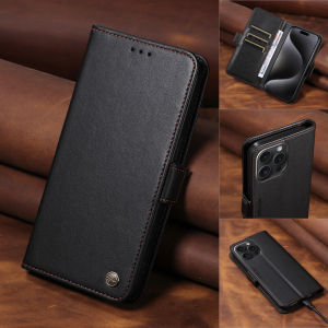 TPU Leather Phone Case for IPhone17 16 15 Pro Max14 13with Card Slots and Stand Cratch-resistant Drop-proof Protective Cover
