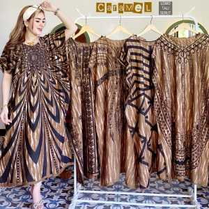 PAKET GROSIR 5 PCS DASTER LOWO JUMBO motif " CARAMEL "