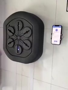 (HOT) Máy tập Boxing theo nhạc thông minh treo tường_ Dụng cụ boxing thông minh kết nối Blutooth_Máy giảm stress