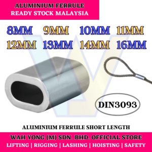 FERRULE ALUMINIUM JENIS PENDEK / ALUMINIUM FERRULE SHORT LENGTH TYPE DIN3093 (8MM - 16MM)