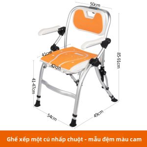 JIAWENHUA | Ghế Tắm Gấp cho Người Cao Tuổi và Phụ Nữ Mang Thai Không Cần Khoan
