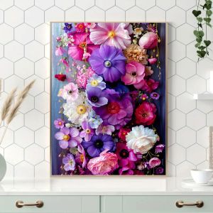 Kayou | 1000 pcs  Style Flower Jigsaw Puzzle Home Decor Adults Puzzle Games Family Fun Floor PuzzlesEducational Toys for Kids
