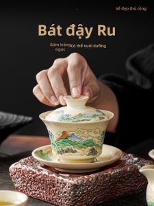 PUQI | Bộ Tách Trà Kung Fu Lớn Có Nắp