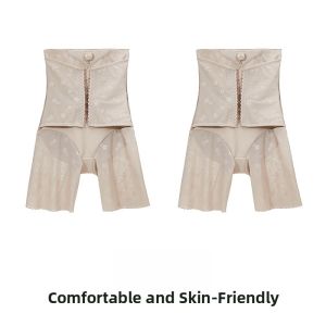 miiow | High-Waist Shaping Beauty Pants Cat Person New Model Strong Waist-Cinching Hip-Lifting Slimming Underwear Luxury Style Three-Quarter Length