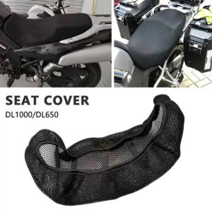 Motorcycle Seat Cover 3D Honeycomb Mesh Cushion Pad Shock Absorption Saddle Cover For Suzuki V-Strom VStrom DL1000 DL650