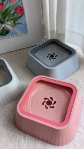 ที่ให้น้ําสัตว์เลี้ยง ชามใส่อาหารแมว ชามให้อาหารสุนัข สุนัข แมว ชามให้อาหาร ปากไม่เปียก สำหรับสุนัขและแมว พร้อมส่ง