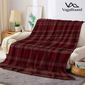 red tartan plaid Flannel Blanket Warm Soft Halloween Christmas Decorative Couch Warm Cozy All-Season Gift