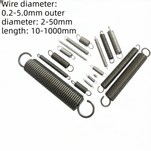 Stainless Steel Spring with Hook Strong Pulling Force Oven Display Stand Door Spring Hardware Tools Stretchable Bumper