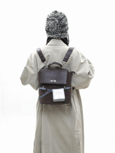 JANDRESS | Balo Học Đường Phong Cách Retro Luana Màu Nâu Caramel Thiết Kế Độc Đáo