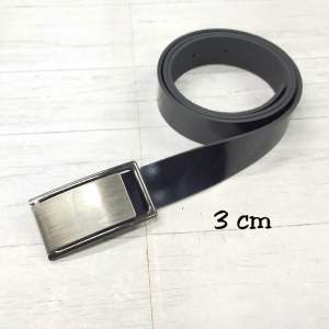 Ikat pinggang gesper sekolah anak polos bahan fiber