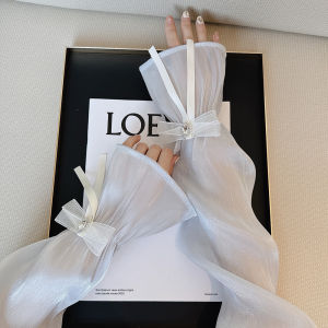 XUANXUAN | Bao Tay Lái Hè Mỏng có Nơ và Đá Kim Cương