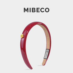 Rose Love Mibeco Simple Sweet Style Red Hairband White Enhancing Vintage Hong Kong Style Hair Accessory Original Design Fresh out