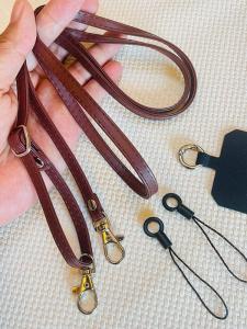 Leather Outdoor Mobile Phone Crossbody Lanyard: A Durable & Adjustable Shoulder Strap