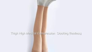 34-46mmHg Men Women Plus Size 4XL 5XL Compression Stockings Footless Varicose Vein Support Socks Anti Fatigue Edema