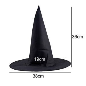 Halloween Witch Cosplay Hat With Veil Adult Costume Wizard Magician Style Cap