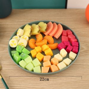 Artificial Fruit PCs Apple Blueberry Model Props Plastic DIY Fruit Plate Decoration Area Material Furnishings & Decoration
