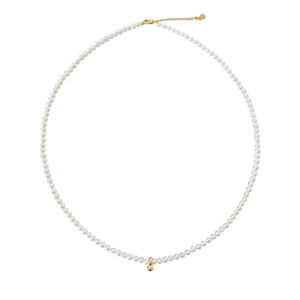 WYK | Natural Pearl Necklace Elegant Lock Bone Chain