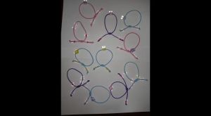 2mm diameter Elastic band Hair Tie Hairtie Handmade Hairties Hair ties for kids Girl girls hair band