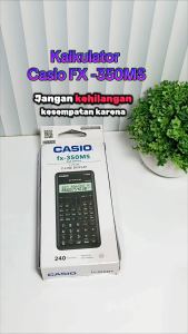 Kalkulator CASIO FX-350 MS BLACK 100% ORIGINAL GARANSI RESMI