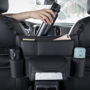 Ghế xe hơi da giữa móc áo túi lưu trữ cho Suzuki Swift Grand Vitara jimny ERTIGA sx4 Alto ciaz dzire apv s-cross xl7 giữa ghế mô cốc nước Túi đựng điện thoại xếp gọn đồ