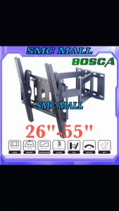 BOSCA 26-55 High Quality Tilt and Swivel Wall Mount Bracket for Plasma TV Flat Panel TV HDTV LCD LED Monitor Universal