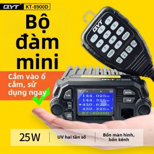 Qyt | Máy Bộ Đàm Mini Cao Cấp Dual Band 25W
