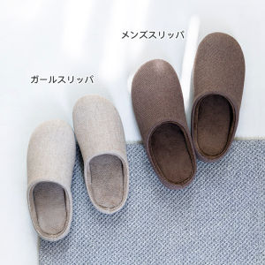 อุ่น ผ้าขนสัตว์ ผ้าฝ้าย รองเท้าแตะสําหรับผู้ชายและผู้หญิงใช้ในบ้านในร่ม กันลื่น รองเท้าพื้นเงียบ ฤดูใบไม้ร่วง ฤดูหนาว รองเท้าแตะที่สะดวกสบายในบ้าน