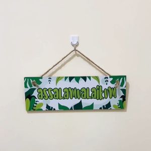 Dekorasi Dinding Kamar Tidur: Hiasan Dinding Tropis 30x10cm