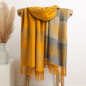 ผ้าพันคอไหมพรมสำหรับผู้หญิงในฤดูหนาว ผ้าคลุมไหล่แบบยาวสองด้าน ผ้าขนสัตว์เทียม ผ้าขนสัตว์ ผ้าขนสัตว์ ผ้าคลุมไหล่สำหรับผู้หญิง ผ้าพันคอสำหรับผู้หญิง