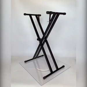 Electronic Piano Stand Adjustable X-type Double Tube Iron Rack Universal Keyboard Instrument Stand Accessories