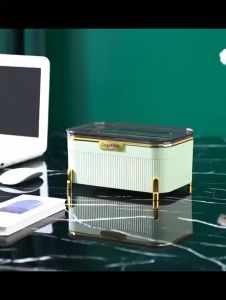 Tempat Tissue estetik TY31003 Rak Penyimpanan Kotak Tissue elgan mewahbox penyimpanan hiasan meja aseccoris meja