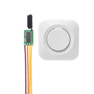 Power Saving Mini Receiver DC 3.7V-12V Tiny RF Remote Control Switch 433Mhz Small Mos Contact Wireless Switch
