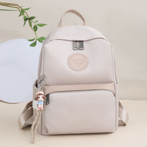 Tao Xiao Qi Stylish Versatile Casual Commuter Large Capacity Solid Color Crossbody Backpack for Women High Aesthetic Value