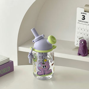 Cốc Nhựa Tritan Cấp Thực Phẩm Cốc Đựng Nước Có Ống Hút Cốc Đựng Nước Đeo Chéo Cốc Đựng Nước Chống Rơi Đồ Dùng Gia Đình