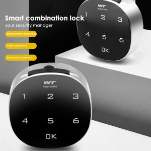 Khóa Cửa Mật Khẩu Điện Tử Thông Minh Kỹ Thuật Số Màn Hình Cảm Ứng Khóa Tài Liệu Văn Phòng Ngăn Kéo Bàn Phím Tủ Gỗ Chống Trộm An Toàn