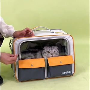 Smart Pets Cat Bag Pet Bag Portable Outgoing Bag Large Capacity Breathable Foldable Pet Bag