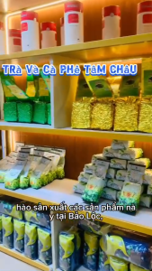 trà lài  hộp thiếc  đỏ 200gr thương hiệu thái bảo lâm đồng