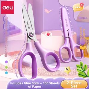 deli | Non-stick Protective Safety Childrens Universal Handcraft Scissors