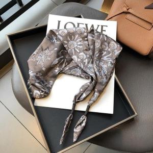 Khăn Choàng Nữ Phong Cách Hàn Quốc Mùa Hè 2025 Khăn Choàng Đa Năng in Họa Tiết Hình Học Khăn Choàng Lụa Nhân Tạo Dài Vuông