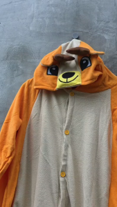 fa20  ชุดมาสคอสกวางเรนเดียร์ตาหวานสุดน่ารัก ตาโตน่ารักสุดๆ  ใส่ได้ทั้งชายและหญิง