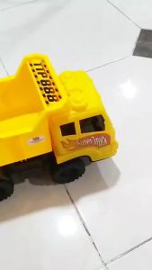 Mainan Dump Truck Besar Free 4 Pcs Sekop TTP 888B l Mainan Mobil Truk Pasir Bak Kuning Ukuran Besar