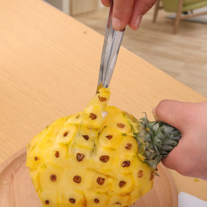 【On Sale】3Pcs Stainless Steel Pineapple Peeler Knife V Type Pineapple Remover Cutter Kitchen Gadgets