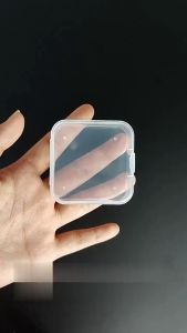 MI-C1165 Kotak Perhiasan Mini Transparan Kotak Obat Aksesoris Kecil / Wadah Kecil Kotak Plastik Mini