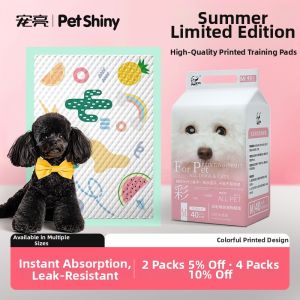 PET SHINY | Absorbent Waterproof Pet Urine Pad Thick Patterned