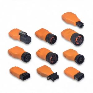 10Pcs Truck OBD2 Connector Adapter Diagnostic CableFor ISUZU For CAT For DENSO For IVECO For CUMMINS For VOLVO