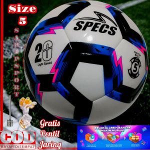bola sepak SPC size 5/bola kaki ukuran besar bonus jaring&pentil